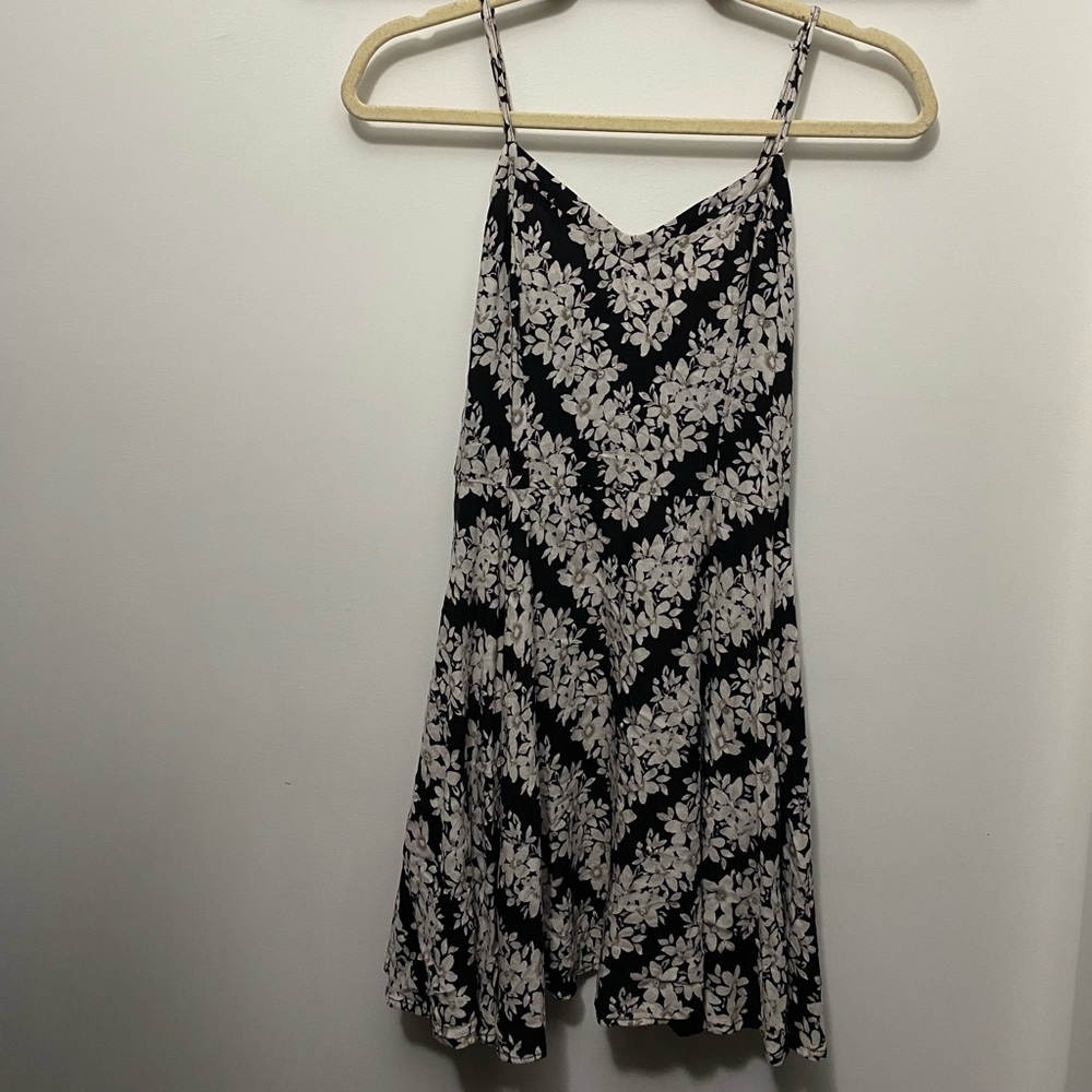 Small black and floral mini dress from Aeropostal